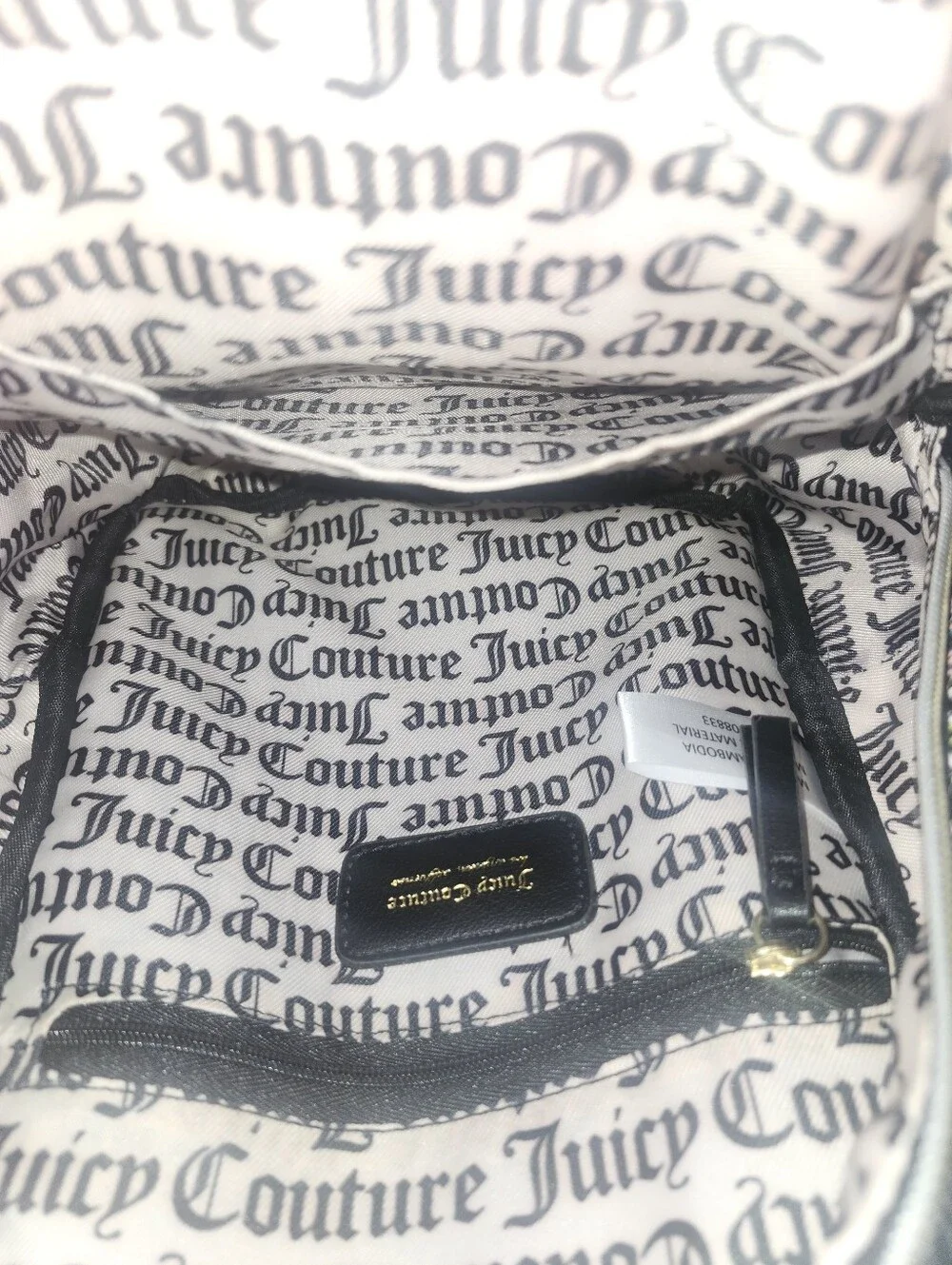 Juicy Couture crossbody interior